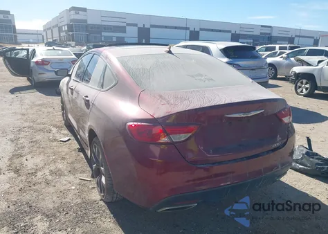 2015 Chrysler 200 S z USA, uszkodzony, nr VIN 1C3CCCBGXFN551536